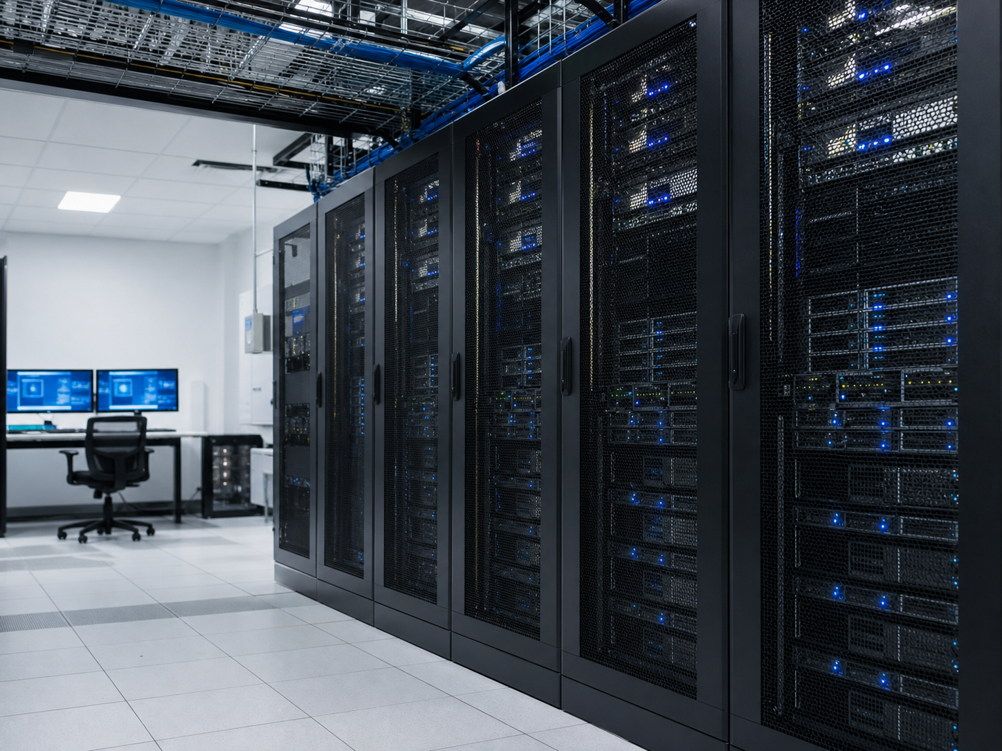 Managed server infrastructure in a modern data center